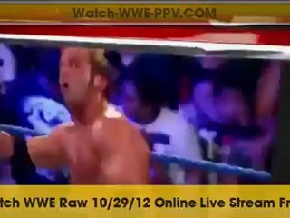 Watch WWE Raw 10/29/12 Live Online, Oct 29