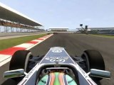 F1 2011 - GP d'Inde - Kier vs Schumacher (5) en onboard