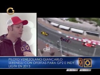 Giancarlo Serenelli con ofertas para competir en la GP2 y en la Indy