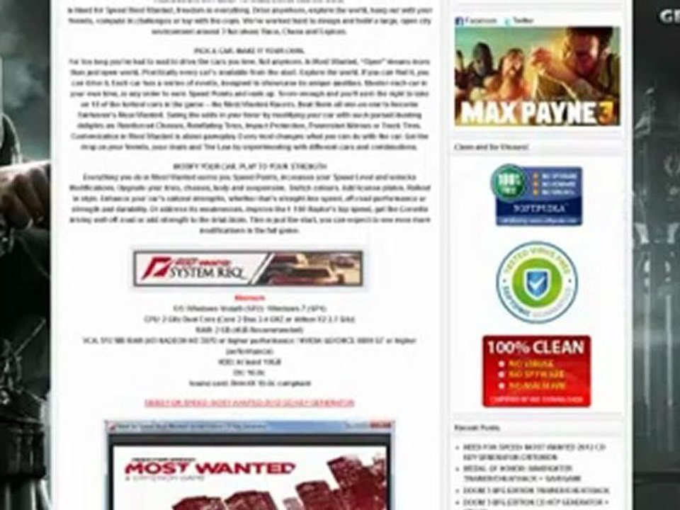 Need for speed: Most wanted 2012 cd key ORIGIN