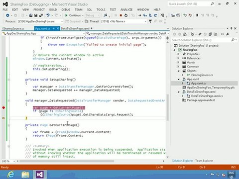 Windows 8 Applications Using XAML: Shares and Searching (Intro)