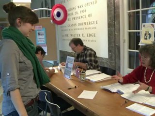 En France, les étudiants américains suivent aussi la campagne US