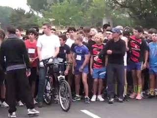 cross 2012 du collège : le départ des minimes