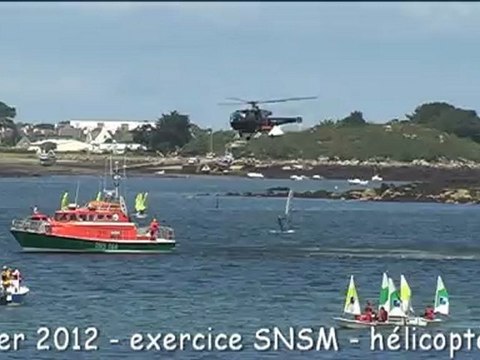 Aber Wrac'h2012 (2/3) LANDEDA 10 juillet 2012 exercice SNSM et arrivée du trois-mâts Marité