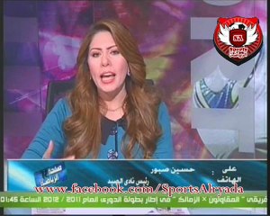 حوار الاعلاميه سها ابراهيم مع الاستاذ خالد عبد العزيز فى صفحه الرياضه