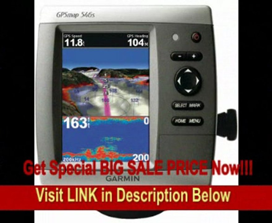 Garmin GPSMAP 546s Marine GPS Receiver with Dual-Frequency Transducer