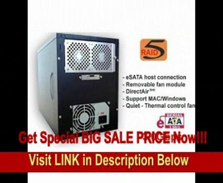 USB3.0/eSATA 5x tray-less SATA bay hardware JBoD/RAID0,1,3,5 enclosure - eBOX-R5