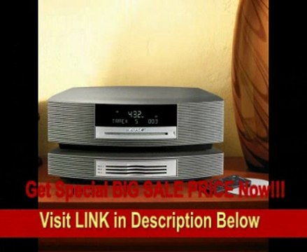 Bose&reg Wave&reg Music System with Multi-CD Changer Titanium Silver