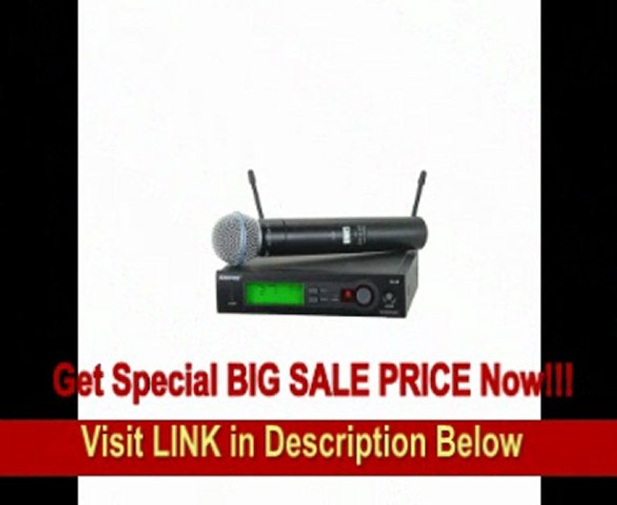 Shure SLX24/Beta58 Handheld Wireless System, J3