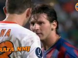 Cabezazo de Messi a Srna en Barcelona - Shakhtar Supercopa de Europa 2009