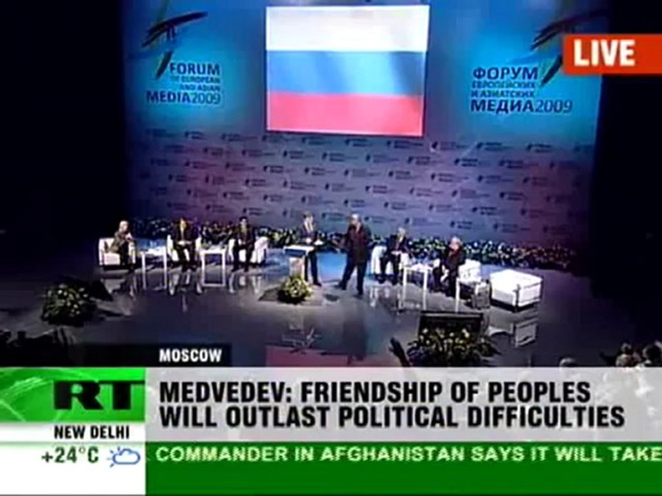 Media Talk-Shop: Medvedev on blogs, gas & freedom of speech