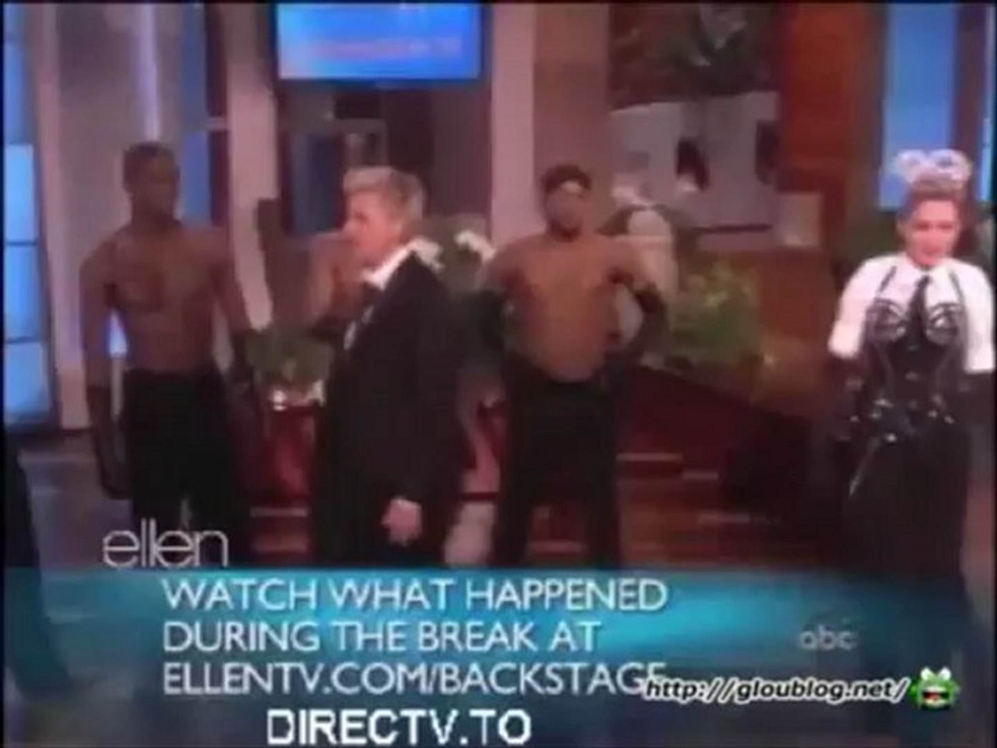 ⁣Madonna & Her MDNA Tour Dancers On Ellen