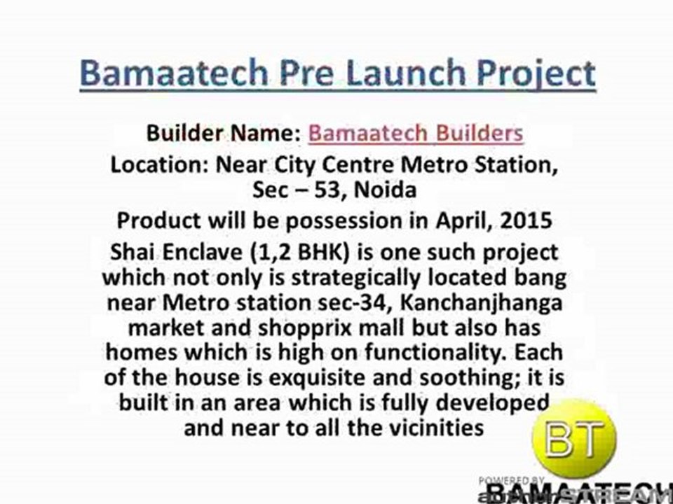 bulk discount rates 1/2 BHK apartment for salein noida sec-53 near shooprix mall