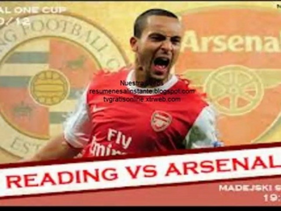 Reading vs Arsenal 30/10/2012