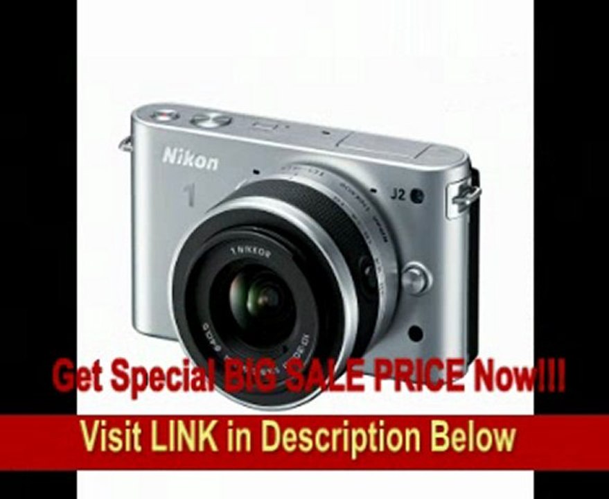 Nikon 1 J2 10.1 MP HD Digital Camera with 10-30mm VR Lens (Silver)