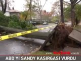 Sandy kasırgası ABD'yi vurdu