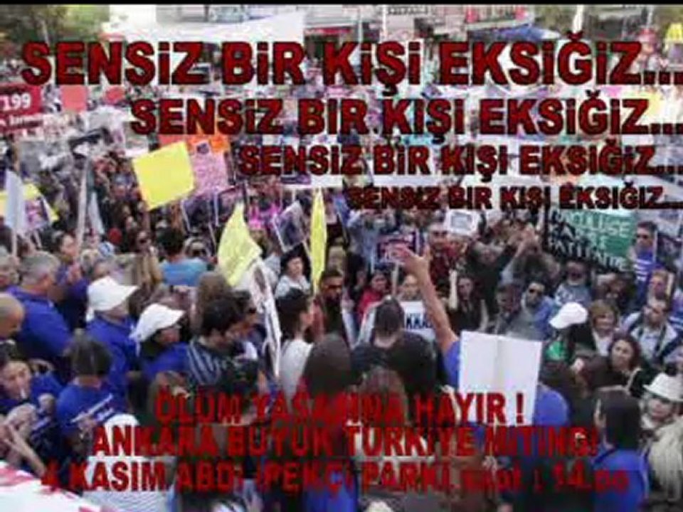 ÖLÜM YASASINA HAYIR !