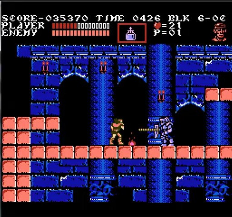 Castlevania 3 Walkthrough 6)Double Dragon