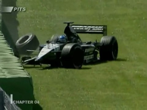 Alonso Crash in San Marino 2001