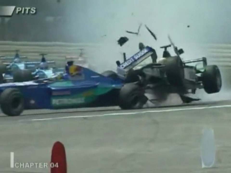 de la Rosa and Heidfeld Crash in Germany 2001