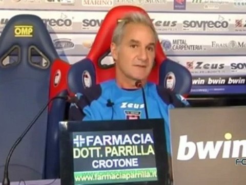 Fc Crotone | Sala Stampa, Massimo Drago in conferenza