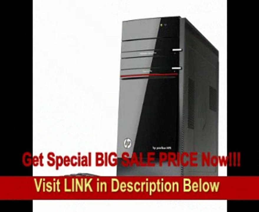 HP Pavilion Elite h8-1010 Desktop Computer - Black