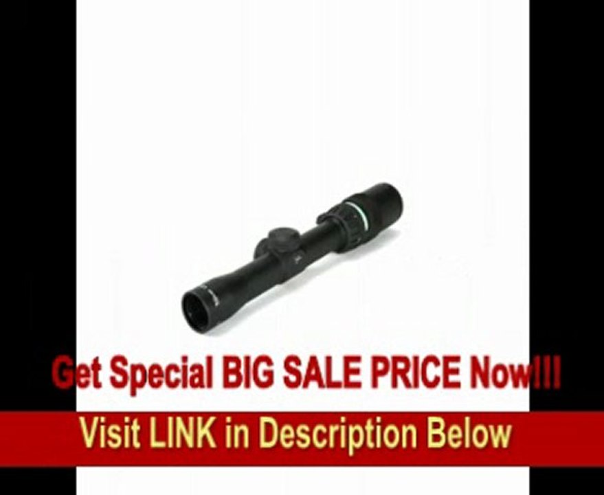 Accupoint 1.25-4 X 24 German 4 Crosshair Riflescope with Green Dot