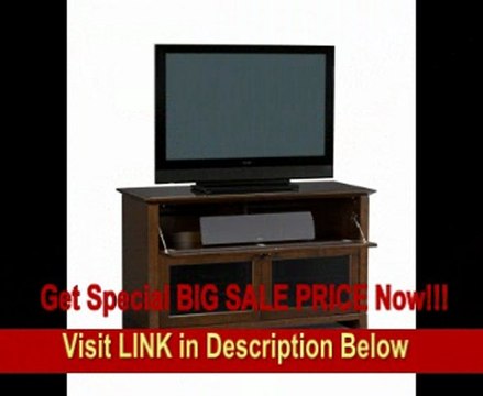 BDI Novia 8428, Double Wide Enclosed Cabinet - Cocoa Stained Cherry