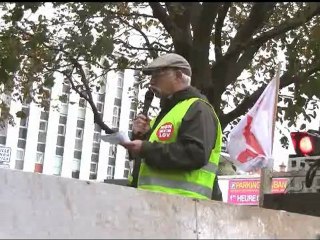Manifestation anti-LGV  à Bayonne  le 27 octobre 2012
