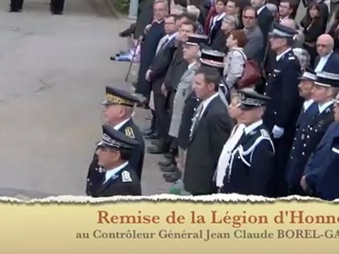 AGDE - EVRY - 2012 - Le contrôleur général Jean-Claude BOREL GARIN a été fait Chevalier de la Légion d'Honneur