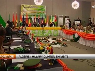 Algérie: Hillary Clinton en visite