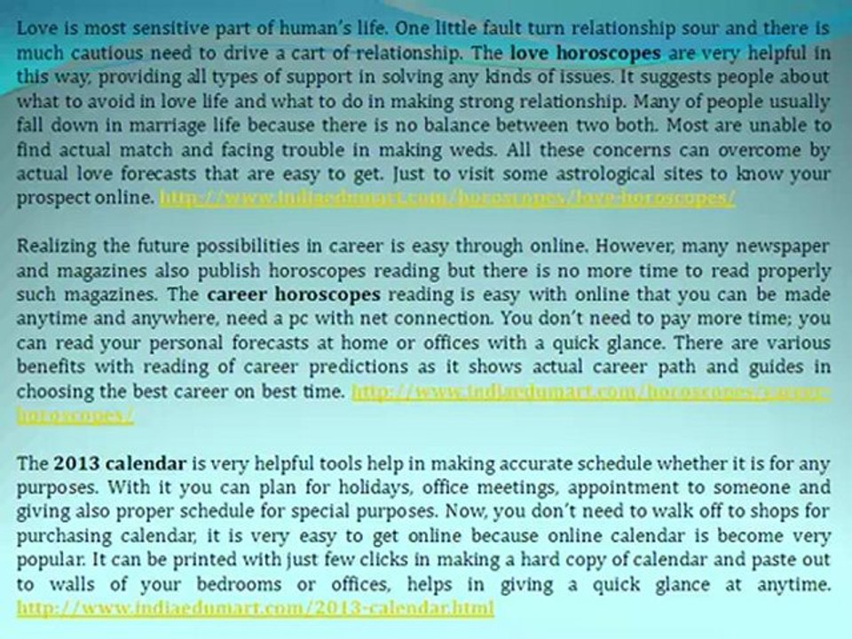 Make Your Individual Prediction with 2013 Horoscope