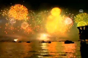 Boğazda görsel şölen