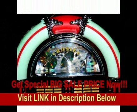 Crosley iJuke Deluxe II CR12-2-ST12 iPod MP3 CD Jukebox with Storage Base Stand