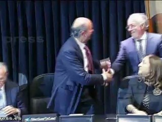 De Guindos y Fainé en Barcelona