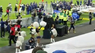 St Louis Rams Rampage dancing on Gangnam style in London