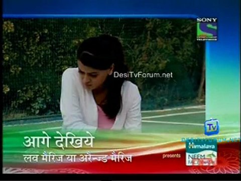 Love Marriage Ya Arranged Marriage 30th October 2012 Video pt3