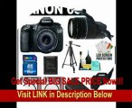 Canon EOS 60D Digital SLR Camera Body with EF-S 18-135mm IS Lens & 75-300mm III Lens   16GB Card   B