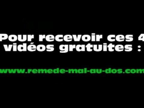 Remede mal au dos - Comment soulager votre dos