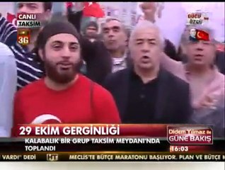 29 EKİMİ GENÇ TÜRK LE TAKSİMDE KUTLADIK
