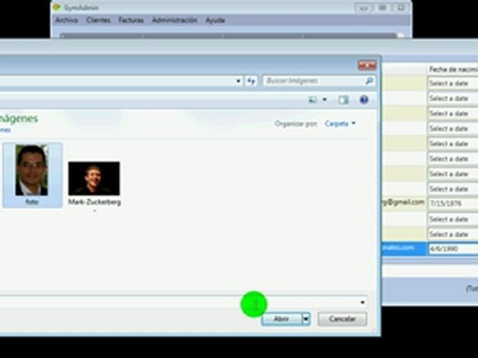 Demo(GymAdmin) : Agregar Cliente