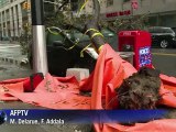 La tempête cause de nombreux dégâts à New York