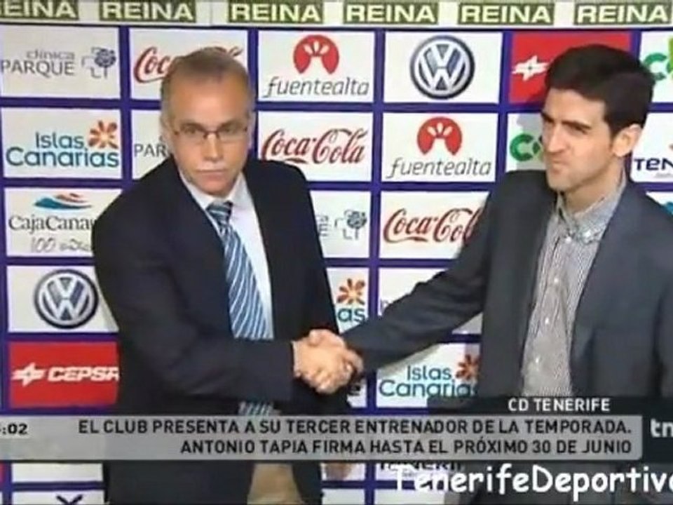 Juanjo Lorenzo y Antonio Tapia (CD Tenerife, 2011)
