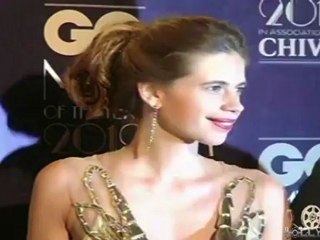 Kalki Koechlin Wearing Golden BUTTERFLY Gown