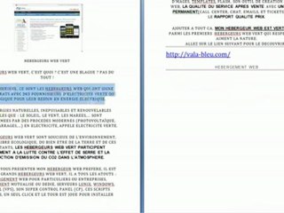 Explication sur les Hebergeurs Web vert  ? part "webmaster sur Paris"  "www.webdesign-x.fr"