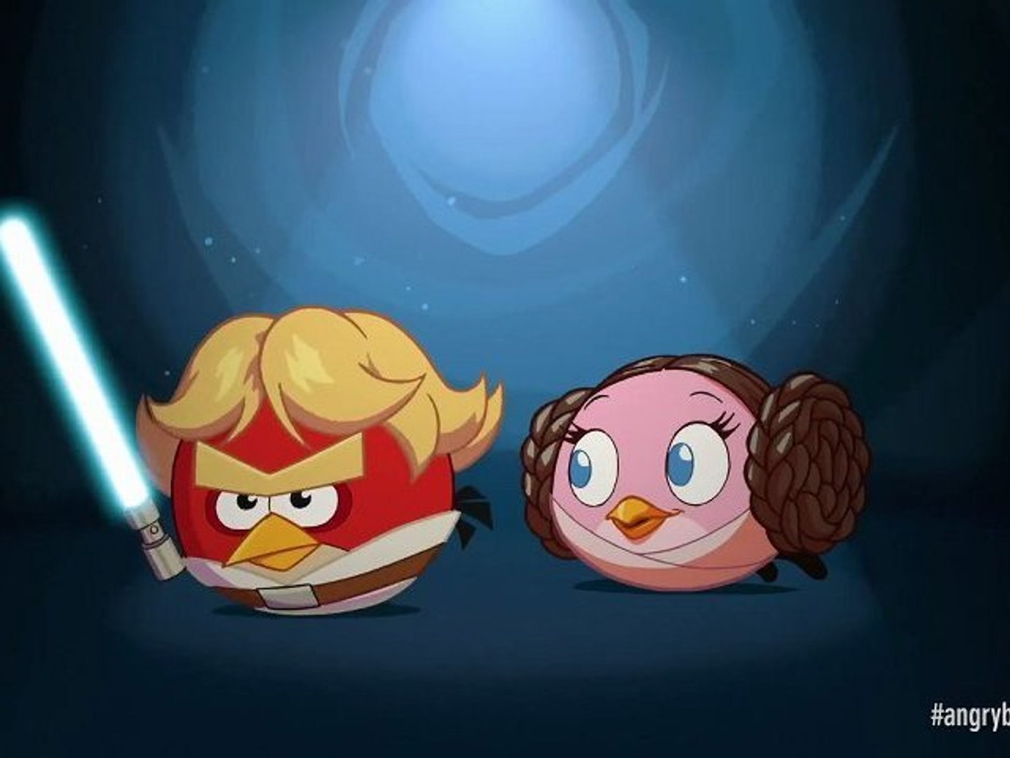 Angry Birds Star Wars Luke and Leia
