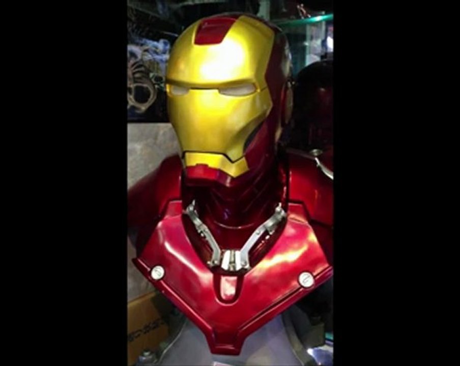 IRON MAN BUSTE V2 LUMINEUX CONTROLE PAR LE SON