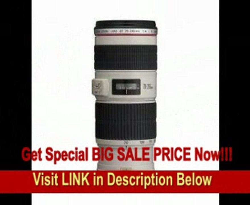 Canon EF 70-200mm f/4L USM Autofocus Telephoto Zoom Lens - Refurbished