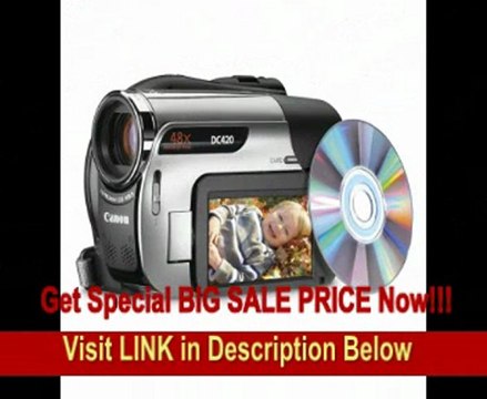 Canon DC420 DVD Camcorder w/48x Advanced Zoom - 2009 MODEL