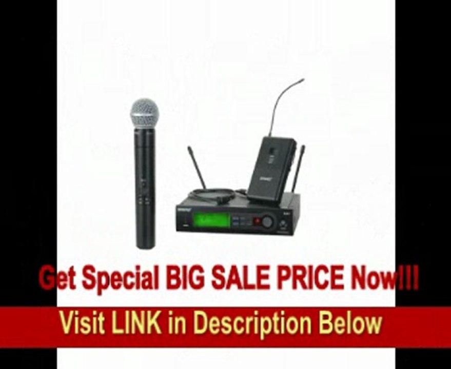 Shure SLX124/85/SM58 Combo Wireless System, L4